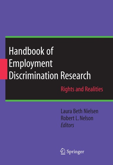 Laura Beth Nielsen, Robert L. Nelson - Handbook of Employment Discrimination Research, Häftad