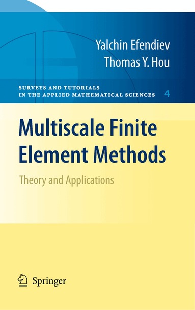 Yalchin Efendiev, Thomas Y. Hou - Multiscale Finite Element Methods, Häftad