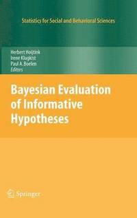 bokomslag Bayesian Evaluation of Informative Hypotheses