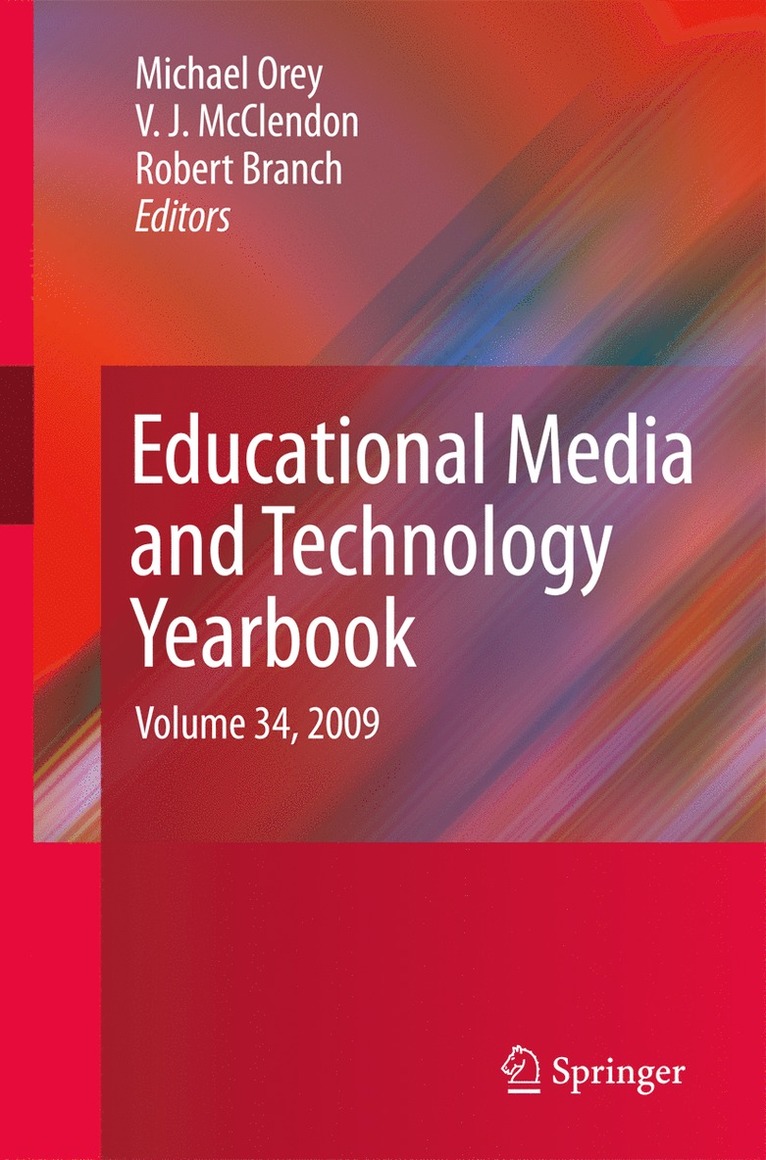 Michael Orey, V. J. McClendon, Robert Maribe Branch, V J McClendon - Educational Media and Technology Yearbook, Inbunden