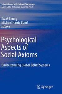 bokomslag Psychological Aspects of Social Axioms