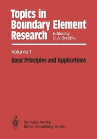 bokomslag Topics in Boundary Element Research
