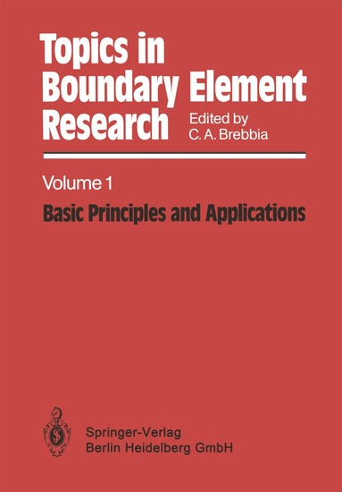 C. A. Brebbia - Topics in Boundary Element Research, Häftad