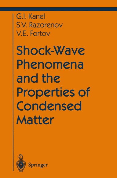 Gennady I. Kanel, Sergey V. Razorenov, Vladimir E. Fortov - Shock-Wave Phenomena and the Properties of Condensed Matter, Inbunden