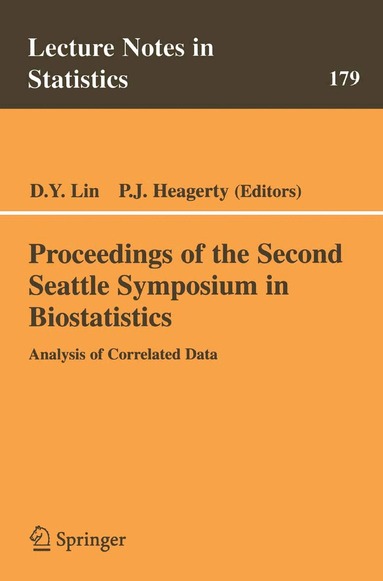 Danyu Lin, Patrick J. Heagerty - Proceedings of the Second Seattle Symposium in Biostatistics, Häftad
