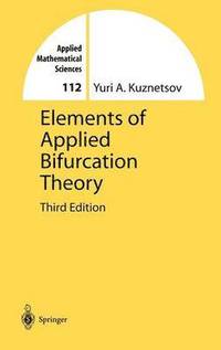 bokomslag Elements of Applied Bifurcation Theory