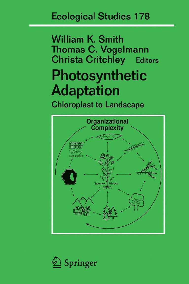 William K Smith, Thomas C. Vogelmann, Christa Critchley, William K. Smith, Thomas C Vogelmann - Photosynthetic Adaptation, Inbunden