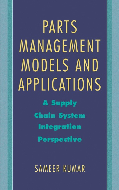 bokomslag Parts Management Models and Applications