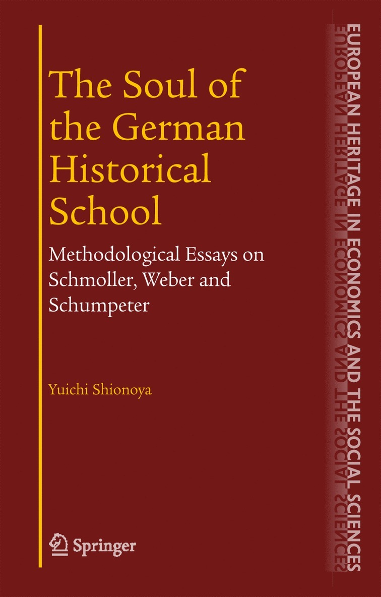 Yuichi Shionoya - Soul of the German Historical School, Inbunden