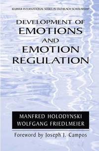 bokomslag Development of Emotions and Emotion Regulation