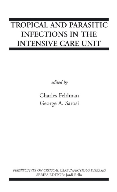 bokomslag Tropical and Parasitic Infections in the Intensive Care Unit