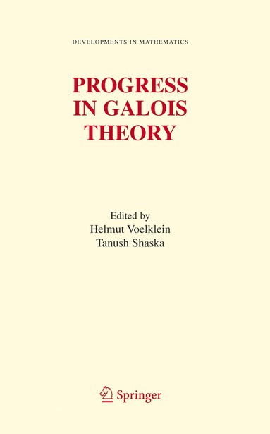 bokomslag Progress in Galois Theory