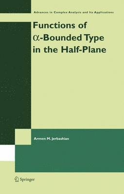 Functions of a-Bounded Type in the Half-Plane 1
