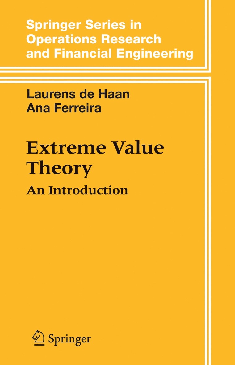 Laurens de Haan, Ana Ferreira, Laurens De Haan, Laurens De Haan - Extreme Value Theory, Inbunden