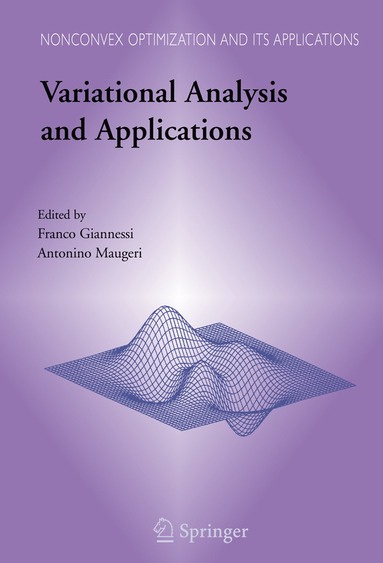 bokomslag Variational Analysis and Applications