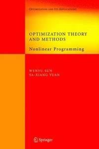 bokomslag Optimization Theory and Methods