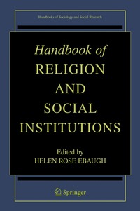 bokomslag Handbook of Religion and Social Institutions