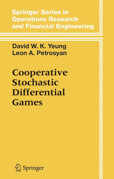 bokomslag Cooperative Stochastic Differential Games