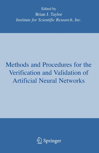 bokomslag Methods and Procedures for the Verification and Validation of Artificial Neural Networks