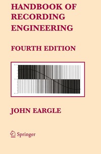 bokomslag Handbook of Recording Engineering