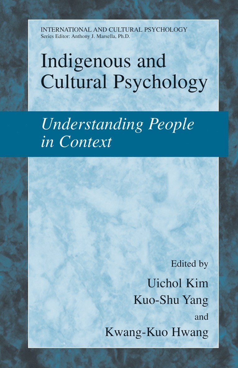 Indigenous and Cultural Psychology 1