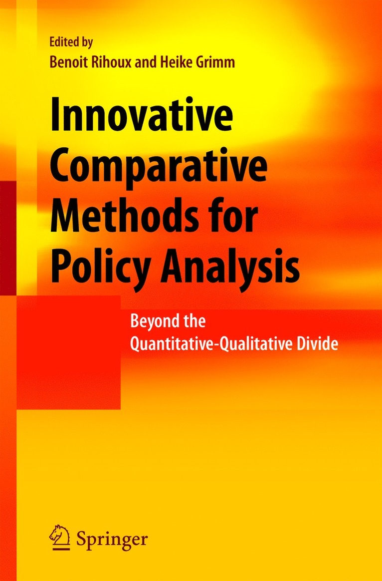 Benoit Rihoux, Heike Grimm - Innovative Comparative Methods for Policy Analysis, Inbunden