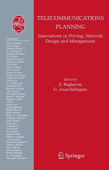 S. Raghavan, G. Anandalingam - Telecommunications Planning, Inbunden