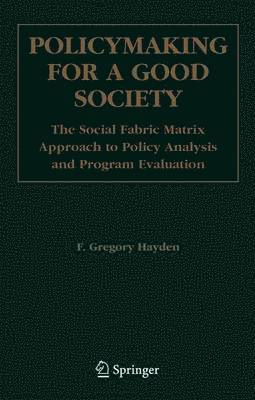 bokomslag Policymaking for a Good Society