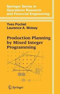 bokomslag Production Planning by Mixed Integer Programming