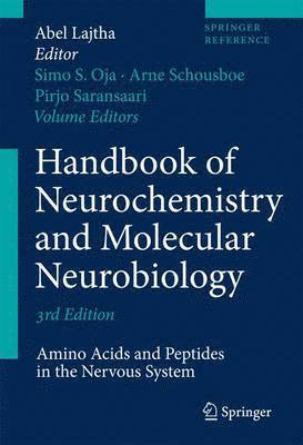 Handbook of Neurochemistry and Molecular Neurobiology