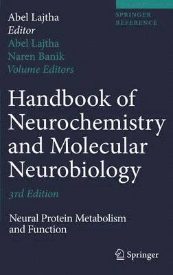 Lajtha, Abel Lajtha, Naren Banik - Handbook of Neurochemistry and Molecular Neurobiology, Inbunden
