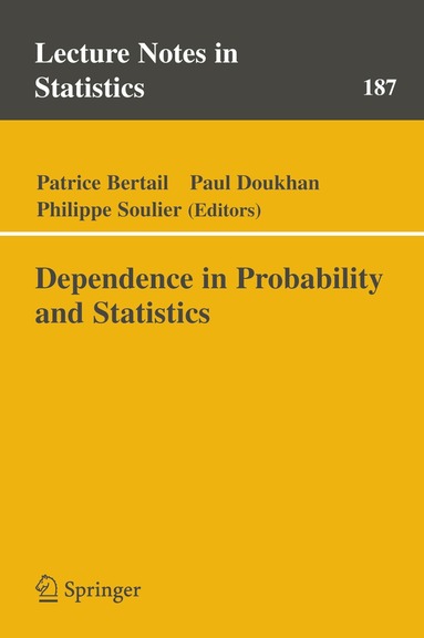 Patrice Bertail, Paul Doukhan, Philippe Soulier - Dependence in Probability and Statistics, Häftad