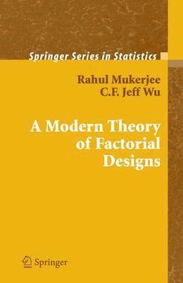 bokomslag A Modern Theory of Factorial Design