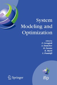 bokomslag System Modeling and Optimization