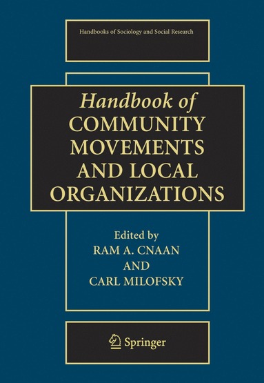 bokomslag Handbook of Community Movements and Local Organizations