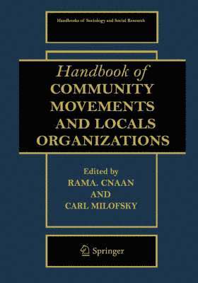 Ram A. Cnaan, Carl Milofsky - Handbook of Community Movements and Local Organizations, Inbunden