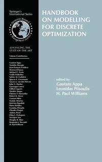 bokomslag Handbook on Modelling for Discrete Optimization