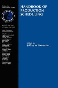 bokomslag Handbook of Production Scheduling