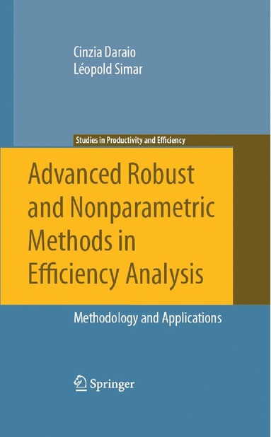 bokomslag Advanced Robust and Nonparametric Methods in Efficiency Analysis