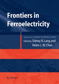 bokomslag Frontiers of Ferroelectricity