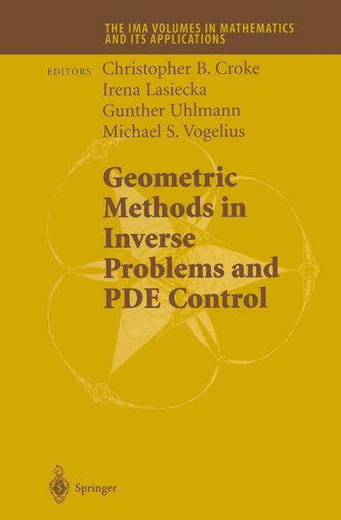 Chrisopher B. Croke, Gunther Uhlmann, Irena Lasiecka, Michael Vogelius - Geometric Methods in Inverse Problems and PDE Control, Inbunden