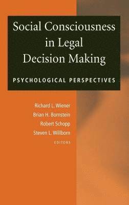 bokomslag Social Consciousness in Legal Decision Making