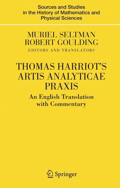 bokomslag Thomas Harriot's Artis Analyticae Praxis