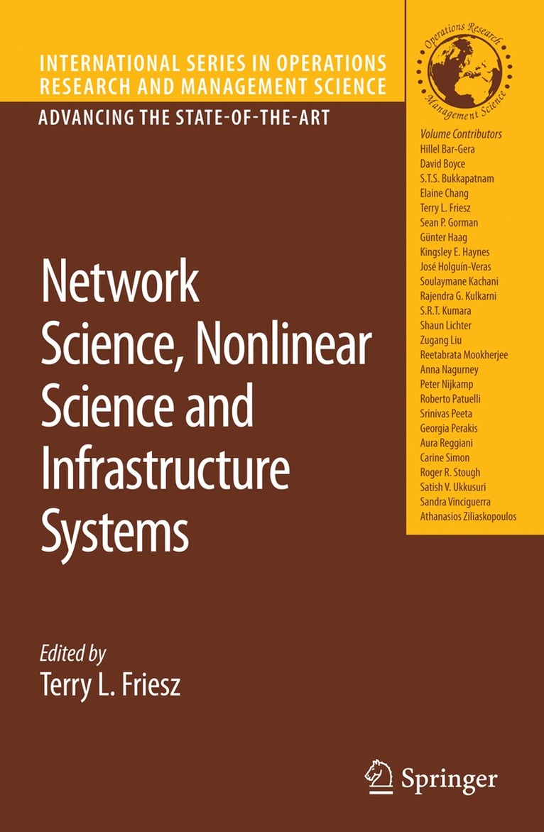 Network Science, Nonlinear Science and Infrastructure Systems 1