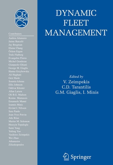 Vasileios S. Zeimpekis, Christos D. Tarantilis, George M. Giaglis, Ioannis E. Minis - Dynamic Fleet Management, Inbunden