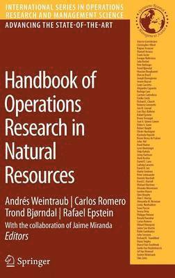 bokomslag Handbook of Operations Research in Natural Resources