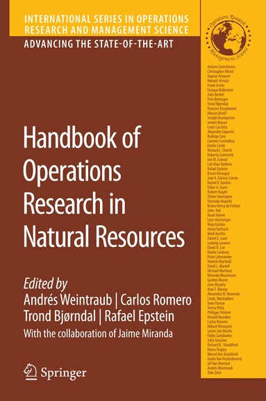 bokomslag Handbook of Operations Research in Natural Resources