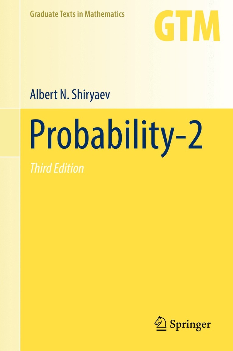 Albert N. Shiryaev - Probability-2, Inbunden