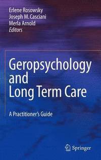 bokomslag Geropsychology and Long Term Care