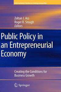 bokomslag Public Policy in an Entrepreneurial Economy